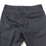 ピン無地SUPER100’sパンツ(ノータック)【Made in Japan】