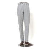 【尾州】カシミヤス混トレッチヘリンボーンパンツ(ノータック)【Made in Japan】