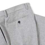 【尾州】カシミヤス混トレッチヘリンボーンパンツ(ノータック)【Made in Japan】