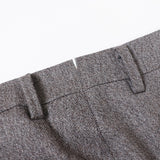 【尾州】カシミヤス混トレッチヘリンボーンパンツ(ノータック)【Made in Japan】