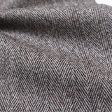 【尾州】カシミヤス混トレッチヘリンボーンパンツ(ノータック)【Made in Japan】