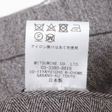 【尾州】カシミヤス混トレッチヘリンボーンパンツ(ノータック)【Made in Japan】