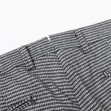 【尾州】カシミヤ混ストレッチ千鳥パンツ(ノータック)【Made in Japan】