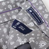 【尾州】カシミヤストレッチグレンチェックパンツ(ノータック)【Made in Japan】