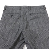 【尾州】カシミヤストレッチグレンチェックパンツ(ノータック)【Made in Japan】