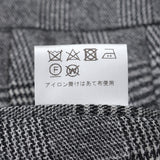 【尾州】カシミヤストレッチグレンチェックパンツ(ノータック)【Made in Japan】