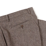 尾州ツィードホームスパンパンツ(ノータック)【Made in Japan】