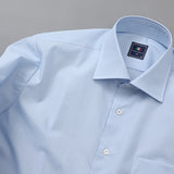 ブロード無地セミワイドシャツ【Made in Japan】