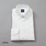 オックス無地ボタンダウンシャツ【Made in Japan】