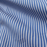 120双地付ストライプセミワイドシャツ【Made in Japan】