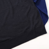 JOHN SMEDLEY メドレー配色クルーネック ニット【Made in GBR】