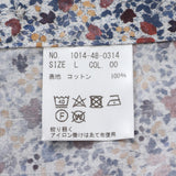 TEKSTINA小花プリントシャツ【Made in Japan】