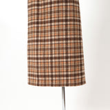 起毛チェックタイトスカート