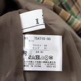 起毛チェックタイトスカート