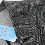 トラベルジャケットグレンチェックストレッチ【Made in JAPAN】