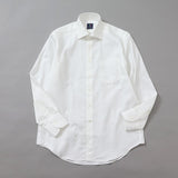 織りストライプセミワイドシャツ【Made in Japan】