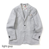 先染めカラミ織り無地ストレッチジャケット