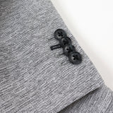 先染めカラミ織り無地ストレッチジャケット