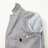 先染めカラミ織り無地ストレッチジャケット