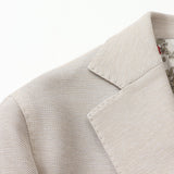 先染めカラミ織り無地ストレッチジャケット