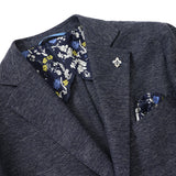 先染めカラミ織り無地ストレッチジャケット