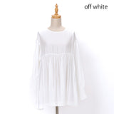 シルキーローンチュニックブラウス