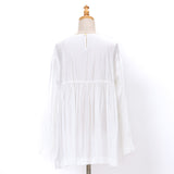 シルキーローンチュニックブラウス