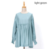 シルキーローンチュニックブラウス