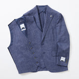 【Fly Jacket】マルラーネジャガード無地ジャケット【Made in Japan】