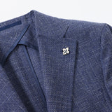 【Fly Jacket】マルラーネジャガード無地ジャケット【Made in Japan】