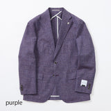 【Fly Jacket】マルラーネジャガード無地ジャケット【Made in Japan】