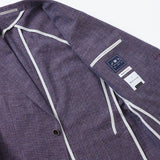 【Fly Jacket】マルラーネジャガード無地ジャケット【Made in Japan】