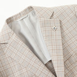 ディプライシルクチェックジャケット【Made in Japan】