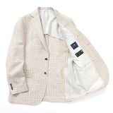 ディプライシルクチェックジャケット【Made in Japan】