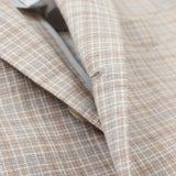 ディプライシルクチェックジャケット【Made in Japan】