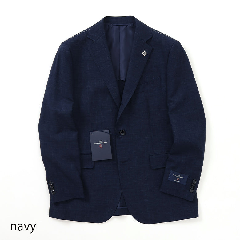 【高級生地】ゼニア　ウール/シルク混 サマージャケット　リラックスフィット ZEGNA（ゼニア） ジャケット メンズ インポート ブランド テーラード