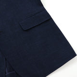 ゼニアシルク混マット無地ジャケット【Made in Japan】