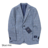 ゼニアシルク混杢チェックジャケット【Made in Japan】