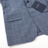 ゼニアシルク混杢チェックジャケット【Made in Japan】