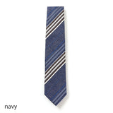 【FRANCO BASSI】トリプルストライプネクタイ【Made in Italy】