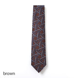 【Holliday&Brown】ジャガード幾何学ネクタイ【Made in Italy】