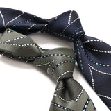 【Holliday&Brown】ヴィンテージカラー幾何学ネクタイ【Made in Italy】