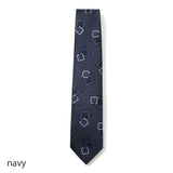 【Holliday&Brown】カラースクエアMIX小紋ネクタイ【Made in Italy】