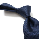 【FRANCO BASSI】ソリッドジャガードネクタイ【Made in Italy】