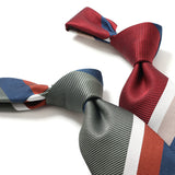 【FRANCO BASSI】カラーストライプネクタイ【Made in Italy】