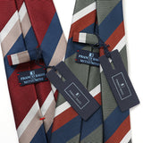 【FRANCO BASSI】カラーストライプネクタイ【Made in Italy】