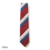 【FRANCO BASSI】カラーストライプネクタイ【Made in Italy】