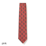 【FRANCO BASSI】ダイヤフラワー小紋ネクタイ【Made in Italy】