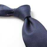【FRANCO BASSI】ソリッドジャガードクレリックネクタイ【Made in Italy】