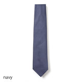 【FRANCO BASSI】ソリッドジャガードクレリックネクタイ【Made in Italy】